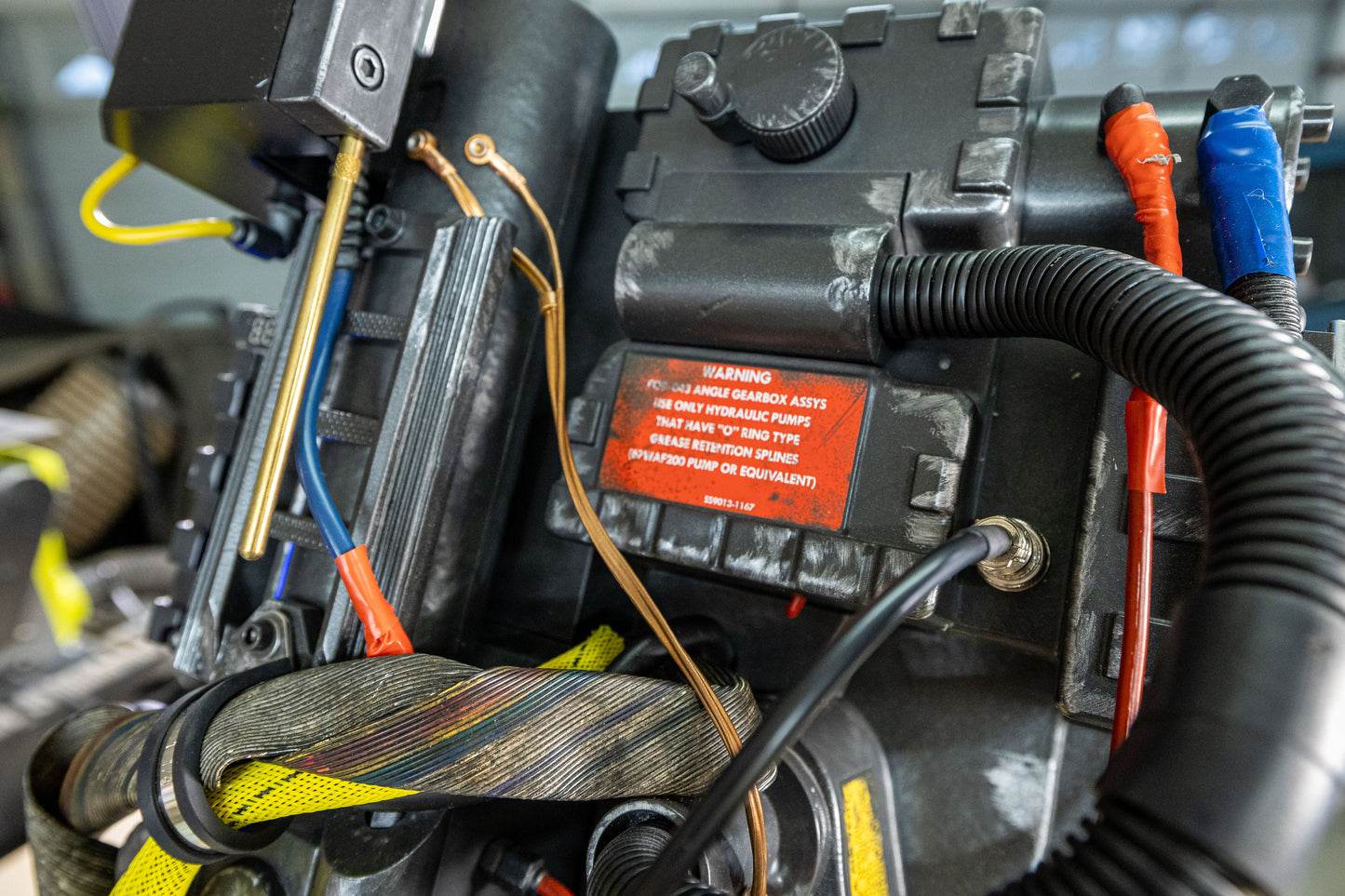 Ghostbusters Attenuator 2.0 with Universal Proton Pack on/off and manual vent control - Adam Savage Inspired