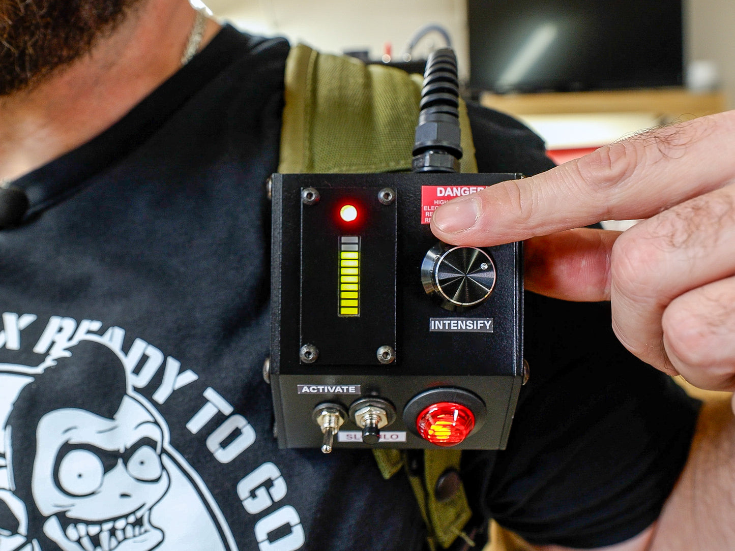 Ghostbusters Attenuator 1.0 Mod Proton Pack Prop Adam Savage Inspired