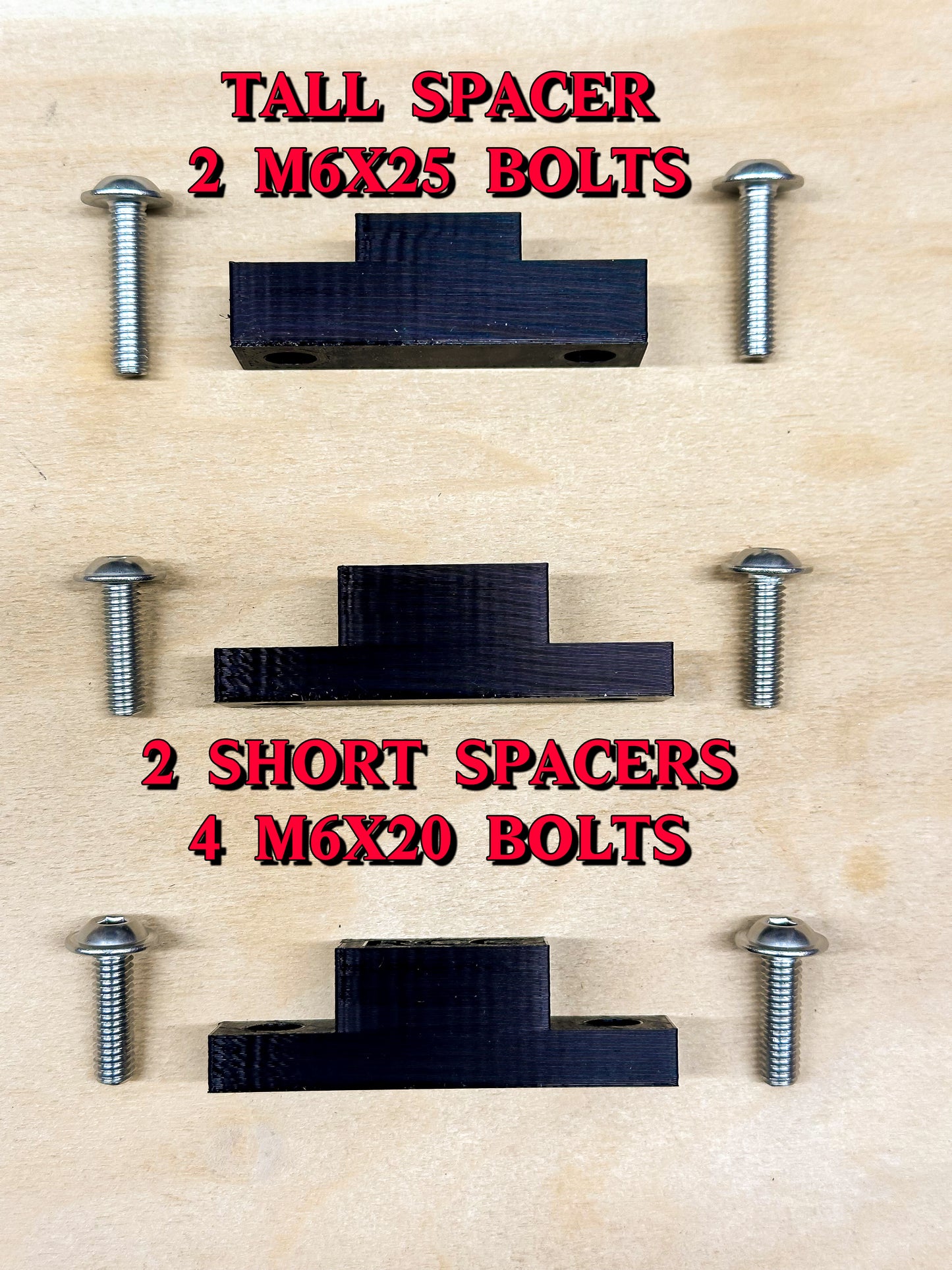 Ghostbusters Haslab Proton Pack LC1 Alice Frame Spacer Kit w/ Bolts