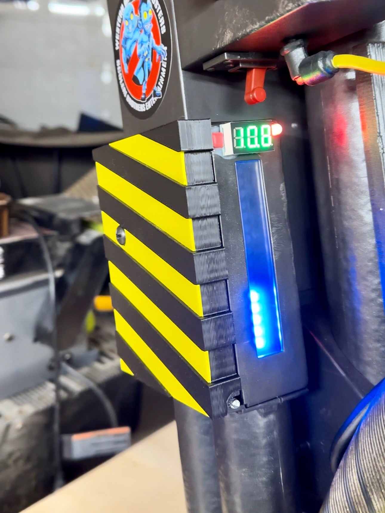 Haslab Frozen Empire Proton Pack Side Door Upgrade STL (DIGITAL DOWNLOAD) (Copy)