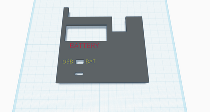 Hasbro 84 Snack Door Inner panel for Talentcell (STL file)