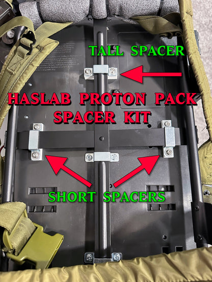 Ghostbusters Haslab Proton Pack LC1 Alice Frame Spacer Kit w/ Bolts