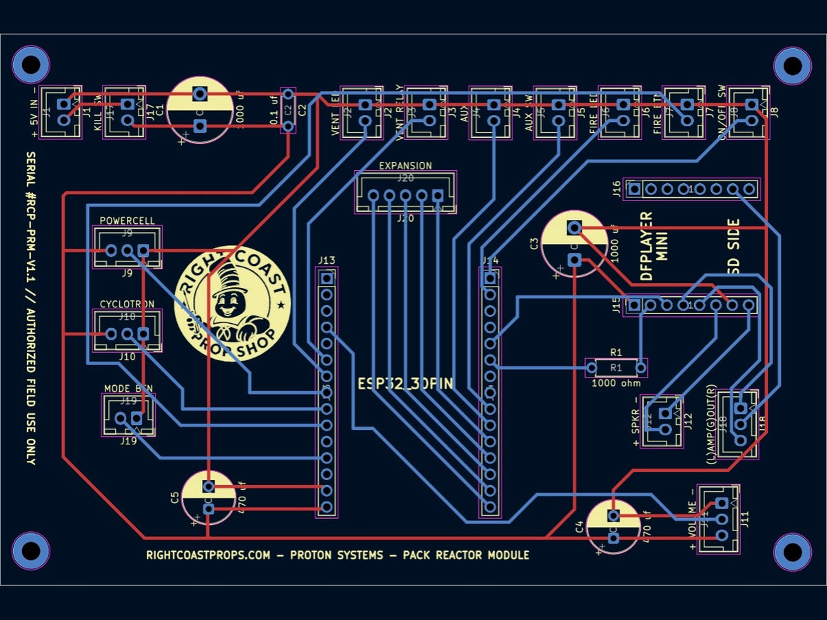 Development PCB layout reference