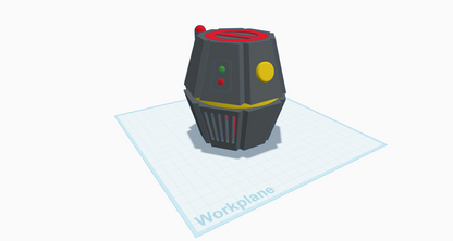 Egon Spengler’s Prototype Proton Bomb Grenade STL (DIGITAL DOWNLOAD)