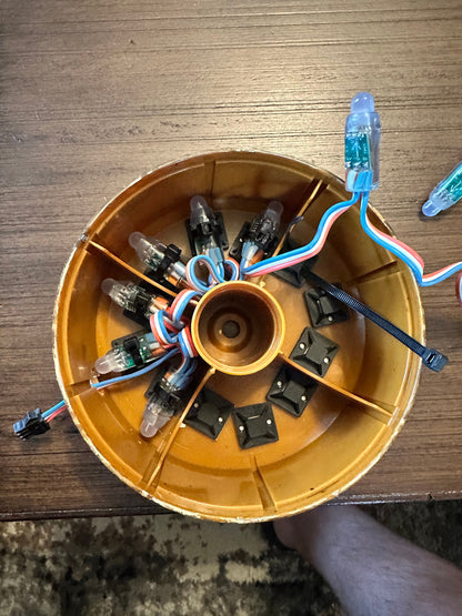 Ghostbusters Haslab/Hasbro Proton Pack Cyclotron LED Cake Mod & Breakout Board
