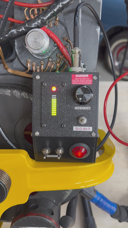 Ghostbusters Attenuator 2.0 with Universal Proton Pack on/off and manual vent control - Adam Savage Inspired