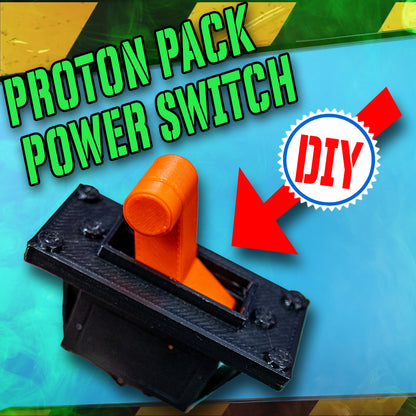 Afterlife Phoebe Style Proton Pack On/Off Power Switch STL (DIGITAL DOWNLOAD)